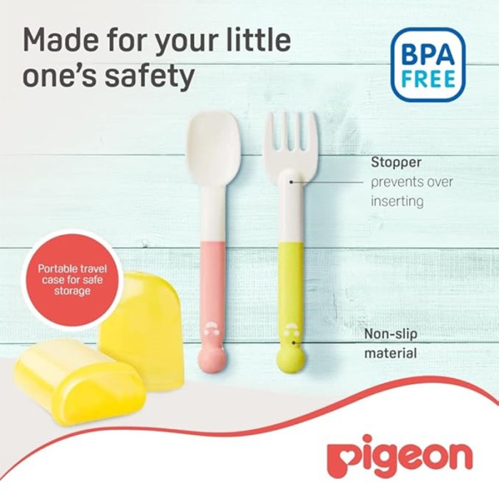 Pigeon Self Wean Spoon and Fork