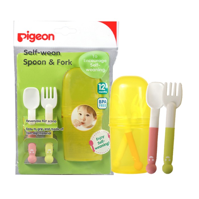 Pigeon Self Wean Spoon and Fork