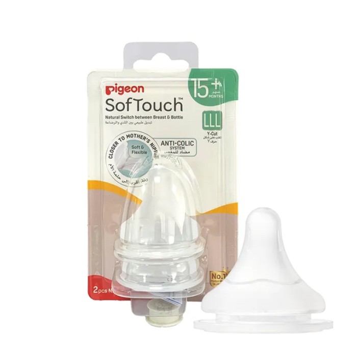Pigeon Softtouch WN Nipples LLL 2PCS