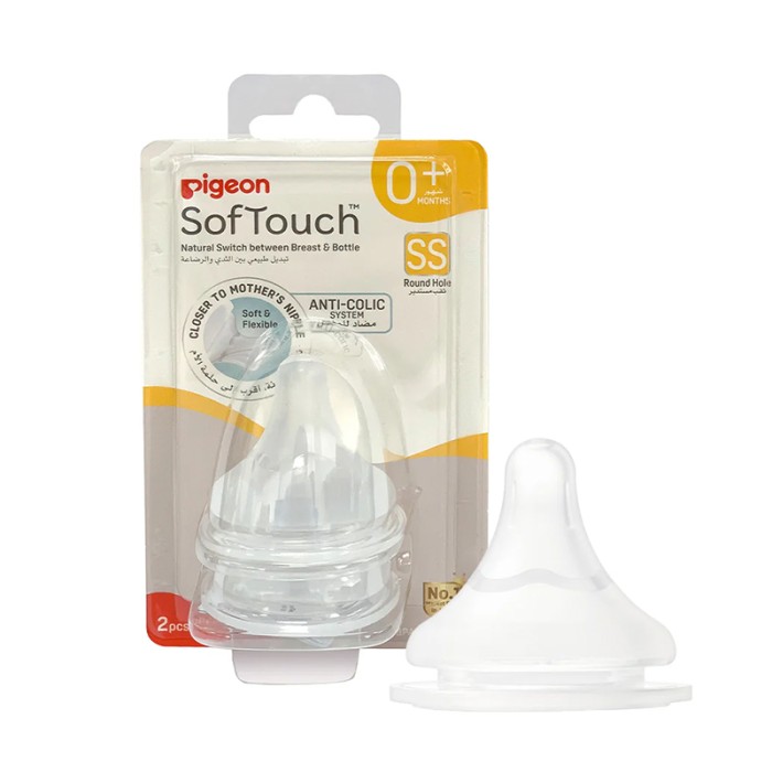 Pigeon Softtouch WN Nipples SS 2PCS