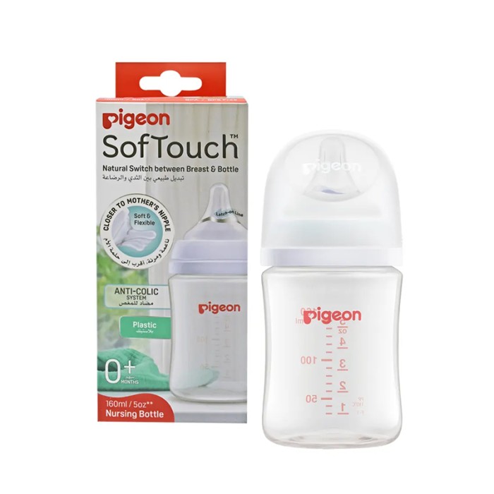 Pigeon Softtouch WN Plastic Bottle 160ml