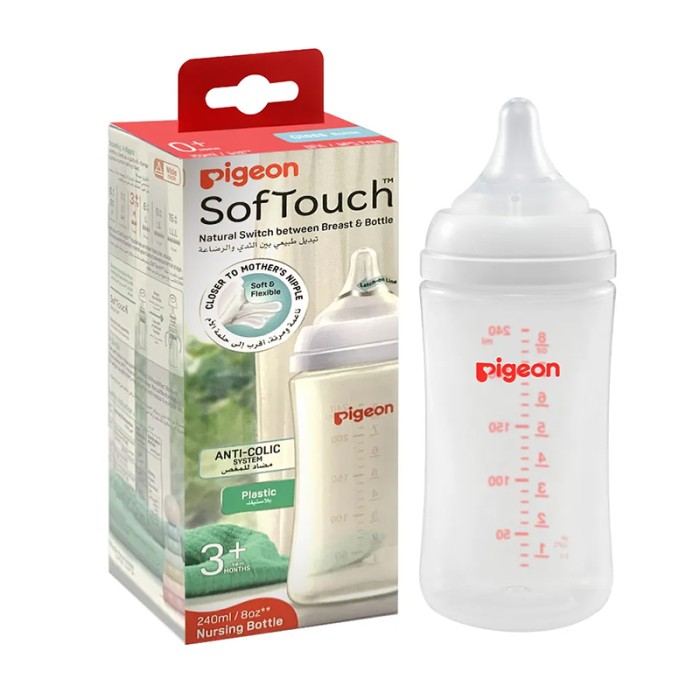Pigeon Softtouch WN Plastic Bottle 240ml
