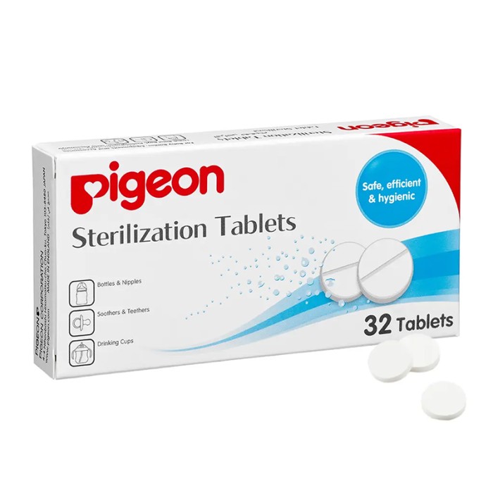 Pigeon Sterilizing Tablets 32tabs 26386