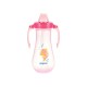 Pigeon Tall Straw Bottle Pink