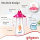 Pigeon Tall Straw Bottle Pink