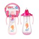 Pigeon Tall Straw Bottle Pink