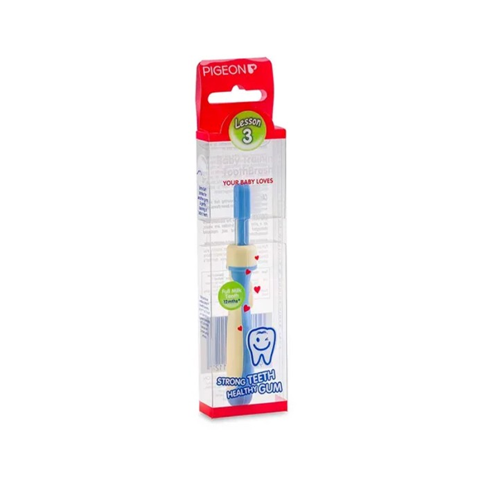 Pigeon Training Toothbrush L 3 Blue 11787