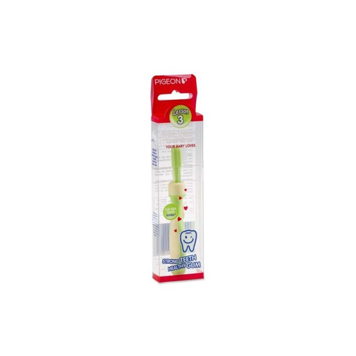 Pigeon Training Toothbrush L 3 Grn 11788
