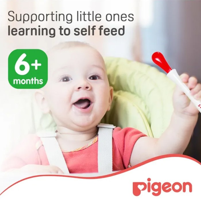 Pigeon Weaning Spoon Set 2pcs Stage 1