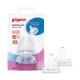 Pigeon Wide Neck Peristaltic Plus Nipple S 2Pc Blister