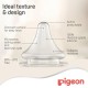 Pigeon Wide Neck Peristaltic Plus Nipple SS 1Pc Blister