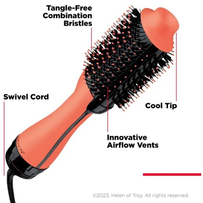 Revlon One Step Hair Dryer & Volumizer 1100 Watts Apricot