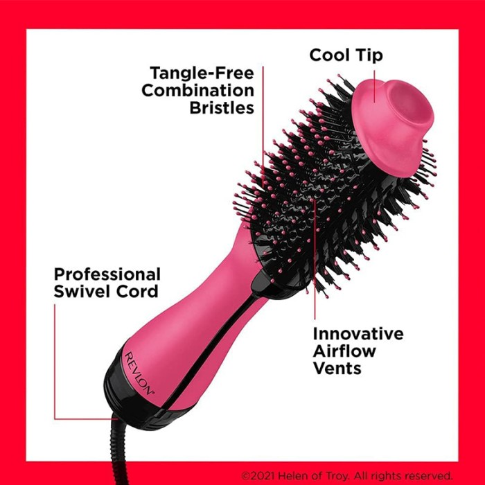 Revlon One Step Hair Dryer & Volumizer 1100 Watts Pink