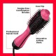 Revlon One Step Hair Dryer & Volumizer 1100 Watts Pink