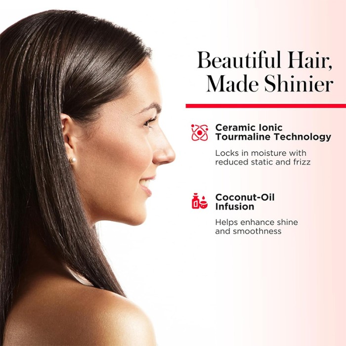 Revlon Smoothstay Coconut Oil Infused Hair Straightener Black
