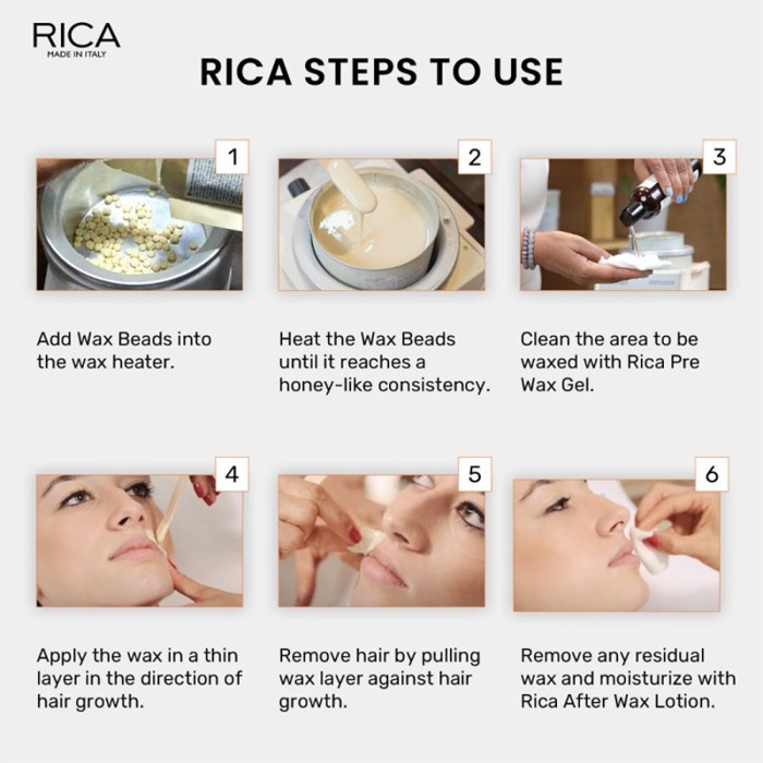 Rica Cosmetics Aloe Vera Hard Wax Beads 150gm