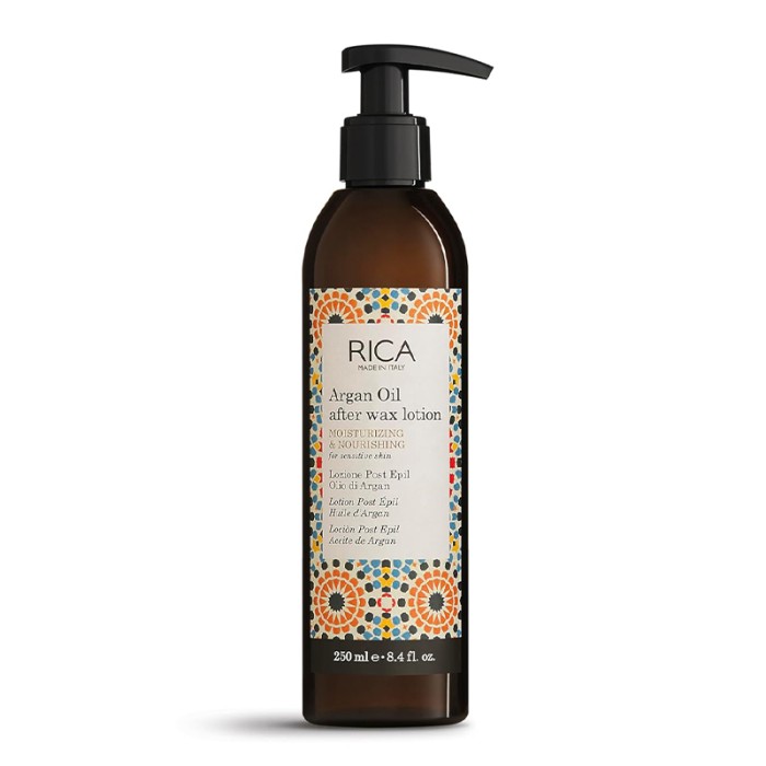 Rica Cosmetics Argan Oil After Wax Lotion 250ml