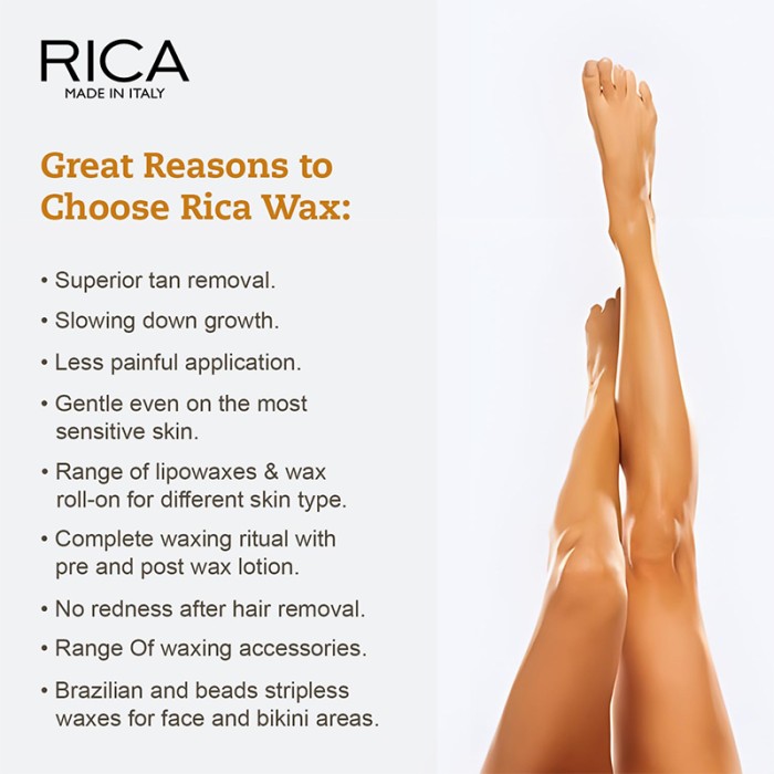 Rica Cosmetics Black Liposoluble Wax 400ml