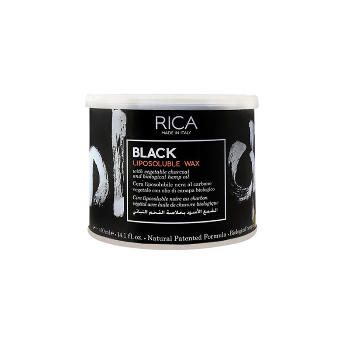 Rica Cosmetics Black Liposoluble Wax 400ml
