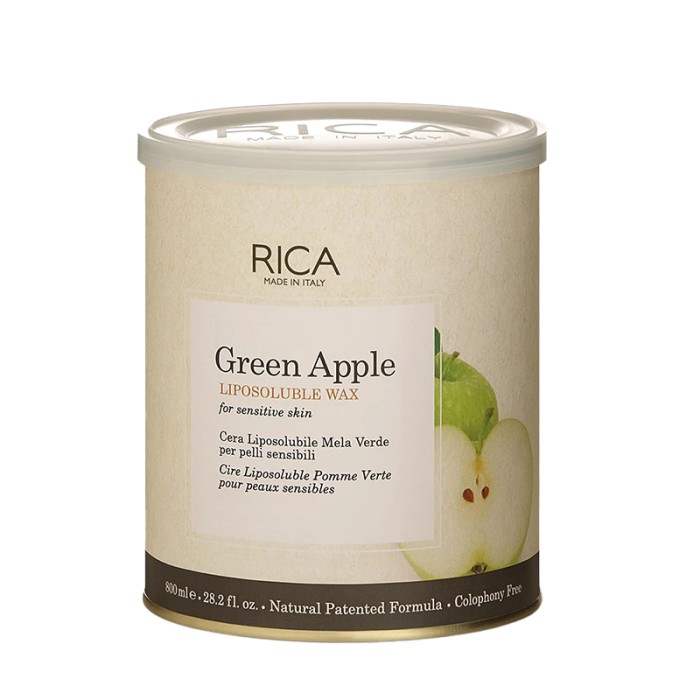 Rica Cosmetics Green Apple Liposoluble Wax 800ml