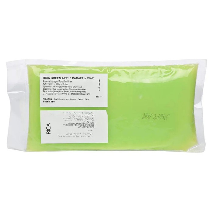 Rica Cosmetics Green Apple Paraffin Wax 500gm
