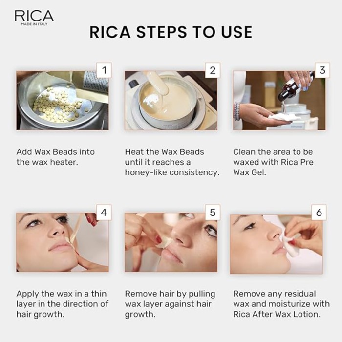 Rica Cosmetics Honey Hard Wax Beads 800gm