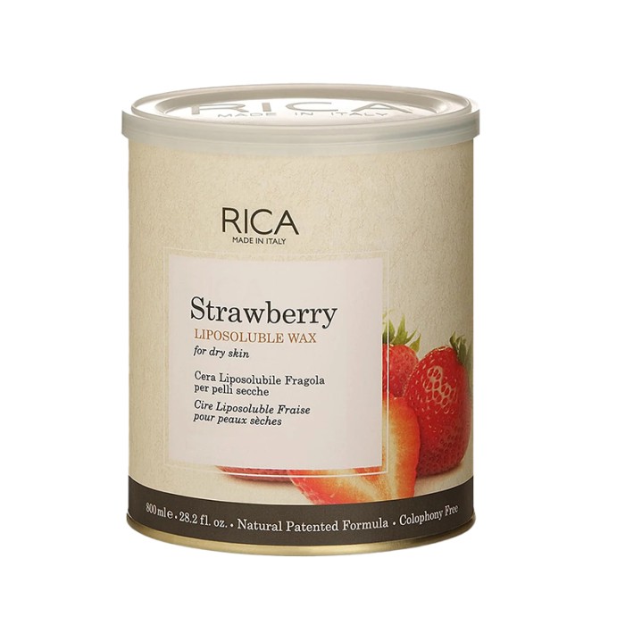 Rica Cosmetics Strawberry Liposoluble Wax 800ml