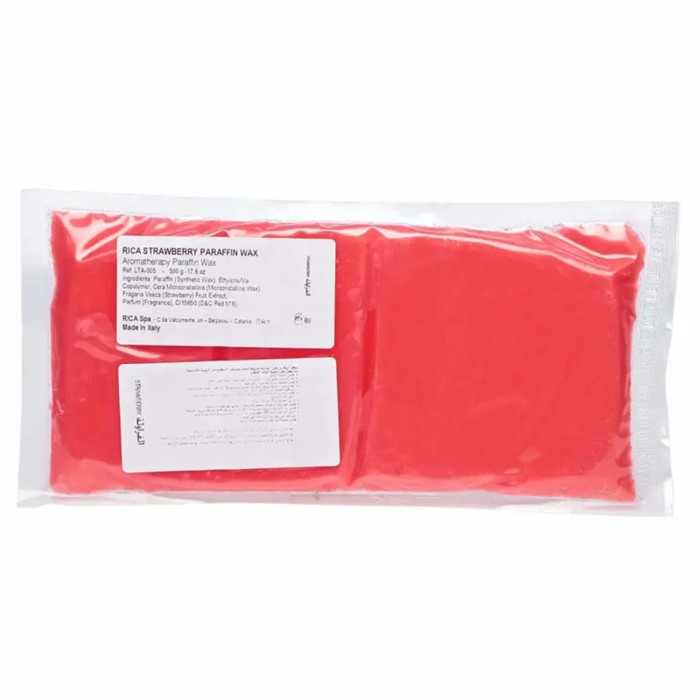 Rica Cosmetics Strawberry Paraffin Wax 500gm