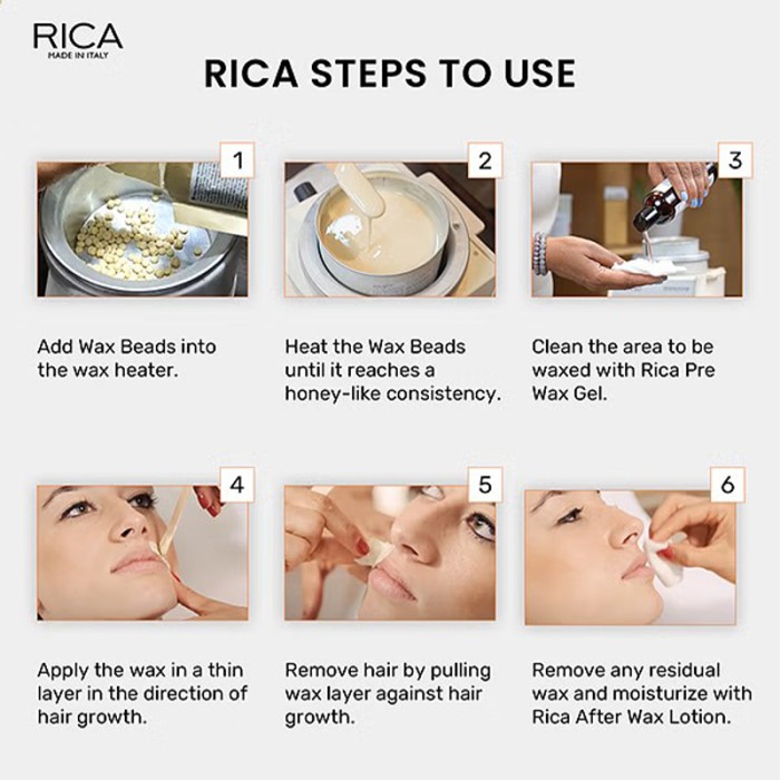 Rica Cosmetics White Chocolate Hard Wax Beads 800gm