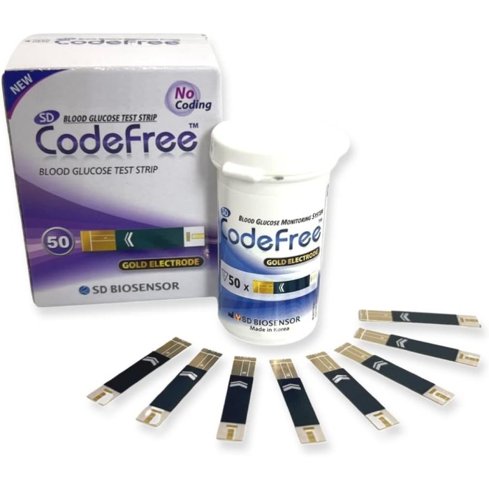 SD BIOSENSOR Codefree Blood Glucose Monitoring Kit 