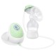 SPECTRUM Electric Rechargeable 2 In 1 Breast Pump White Green