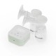 SPECTRUM Electric Rechargeable Breast Pump Double Bottle White