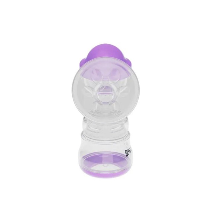 SPECTRUM Manual Breast Pump Purple / Clear