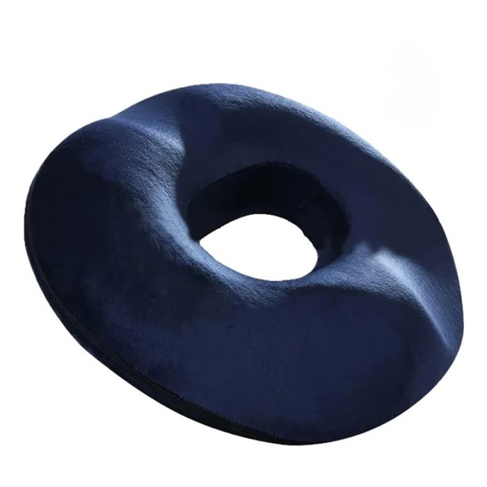 SPECTRUM Molded Ring Tailbone Pain Relief Pillow Dark Blue