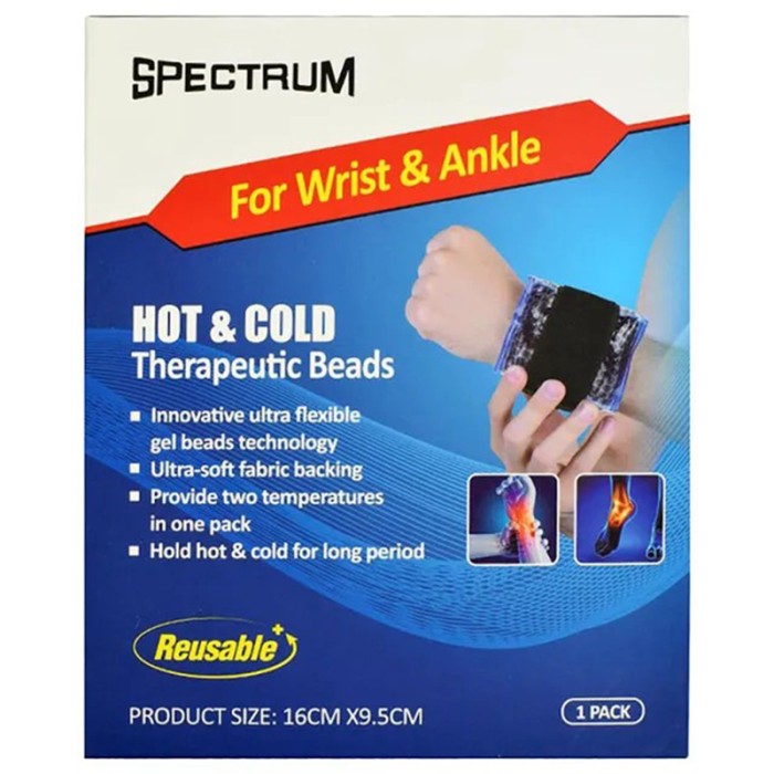 SPECTRUM Therapeutic Beads Pack For Wrist & Ankle Blue