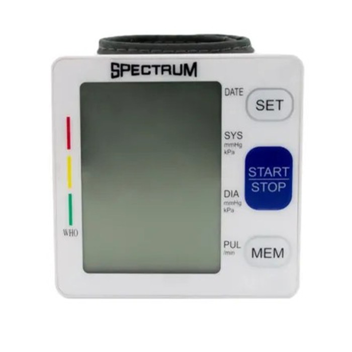 SPECTRUM Wrist Type Automatic Electronic Blood Pressure Monitor