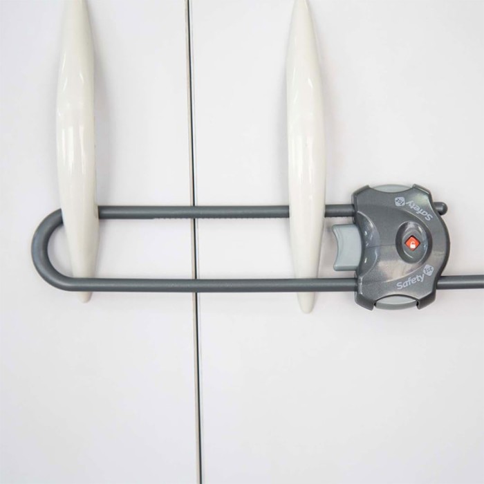 Safety 1st Cabinet Slide Lock (X1) Grey
