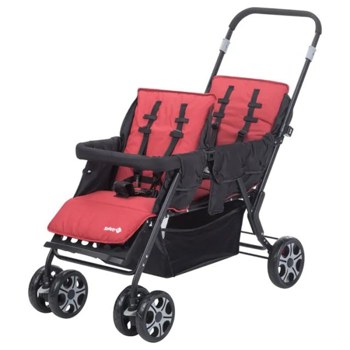 Safety 1st Tandem Teamy Stroller Ribbon Red Chic