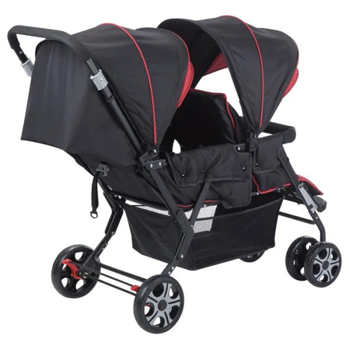 Safety 1st Tandem Teamy Stroller Ribbon Red Chic