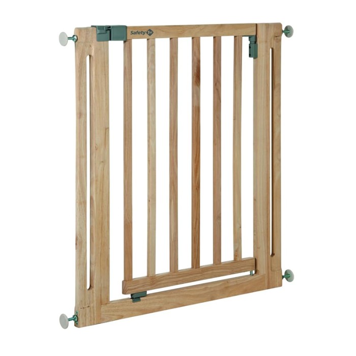 Safety 1st U Pressure Fit Easy Close Wood Gate