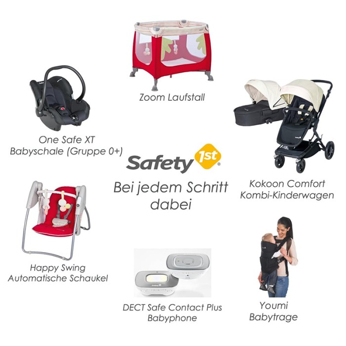 Safety 1st Zoom Travel Cot Red Dot