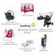 Safety 1st Zoom Travel Cot Red Dot