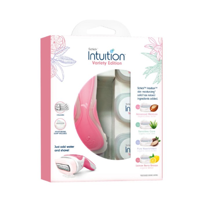 Schick Intuition Shaving Kit 4 Variety Pack