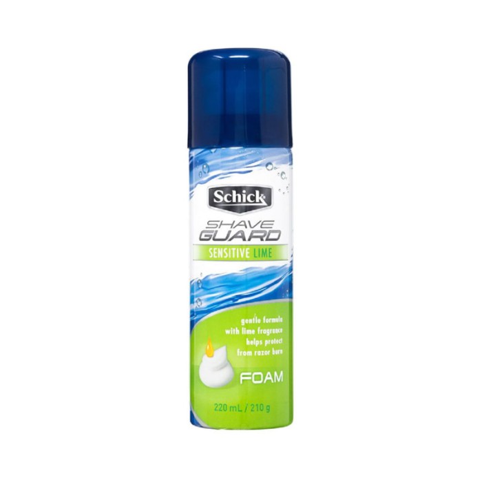 Schick Shave Guard Foam - Sensitive Lime 220ml