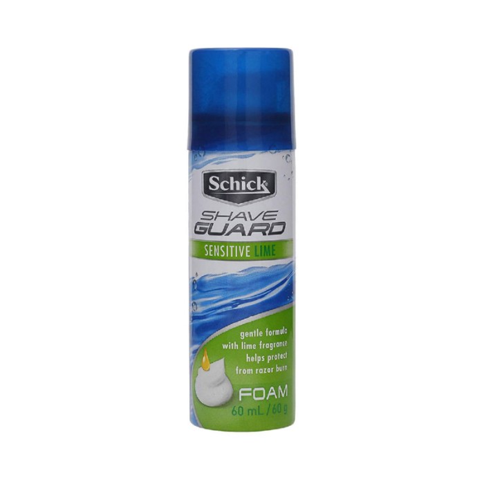 Schick Shave Guard Foam - Sensitive Lime 60ml