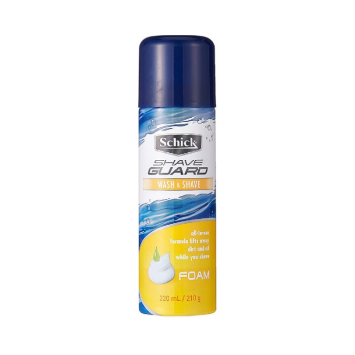 Schick Shave Guard Foam - Wash & Shave 220ml
