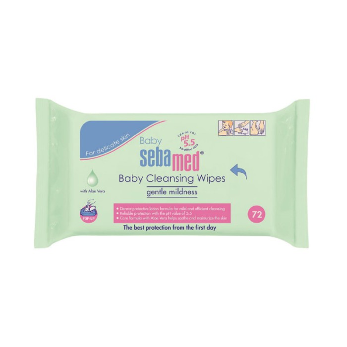 Sebamed 72pcs Baby Wet Wipes With Aloe Vera