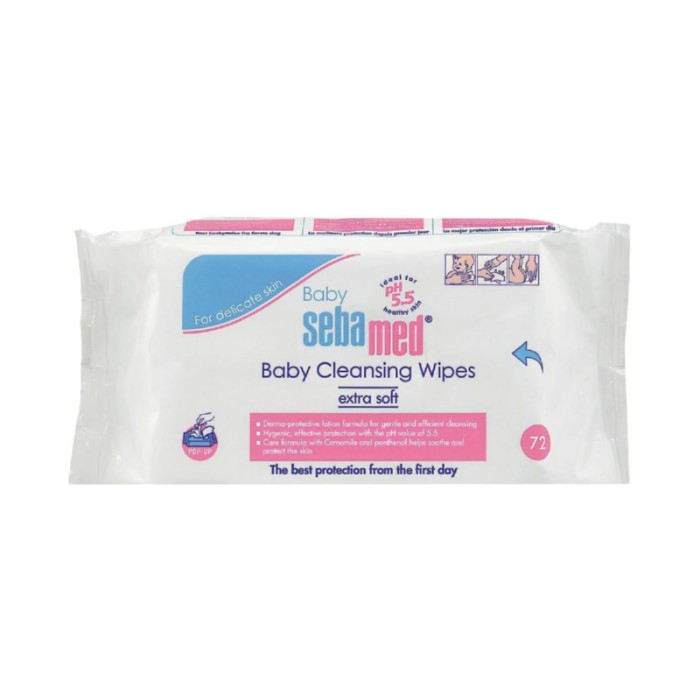 Sebamed Baby Cleansing Wipes - 72 Wipes