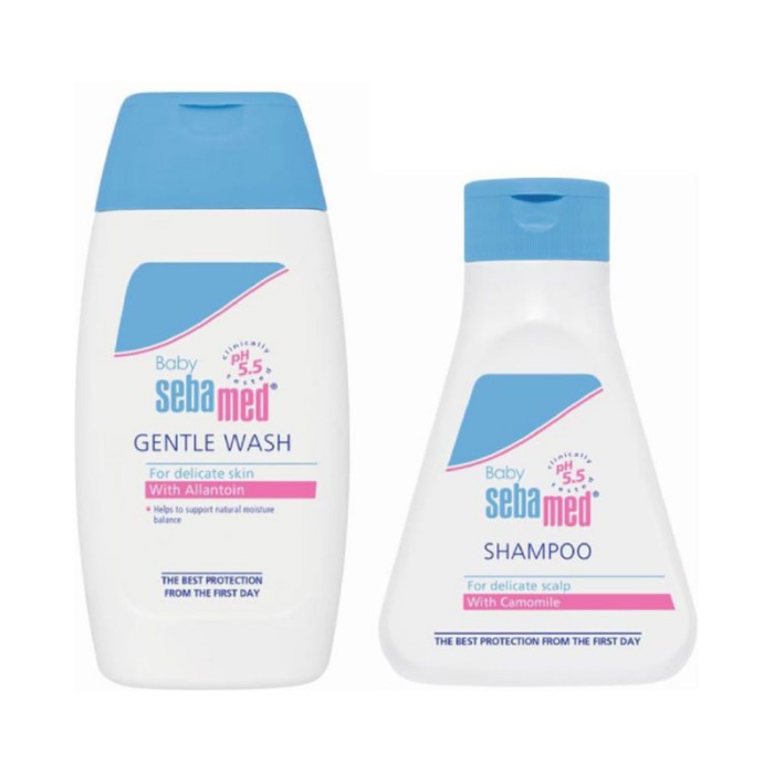 Sebamed Baby Shampoo 150ml and Baby Wash 200ml