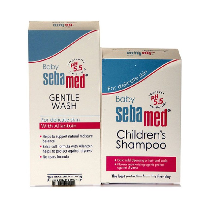 Sebamed Baby Shampoo 150ml and Baby Wash 200ml